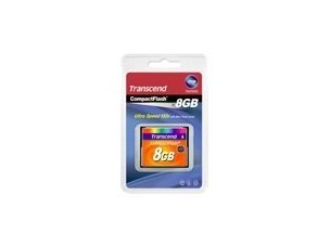 Transcend - flash memory card - 8 GB - CompactFlash
