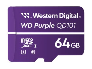 WD Purple WDD064G1P0C-85AEL0 - flash memory card - 64 GB - microSDXC