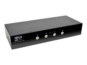 Eaton Tripp Lite series 4-Port DisplayPort KVM Switch w/Audio, Cables and USB 3.0 SuperSpeed Hub - KVM / audio / USB switch - 4 ports