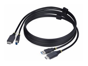 StarTech 6ft (1.8m) HDMI and USB 5Gbps KVM Cable - keyboard / video / mouse (KVM) cable - 1.8 m