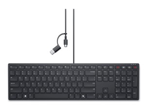 Dell Pro Silent Wired Collaboration Keyboard KB525C - keyboard - QWERTY - US International Input Device