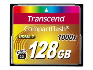 Transcend Ultimate - flash memory card - 128 GB - CompactFlash