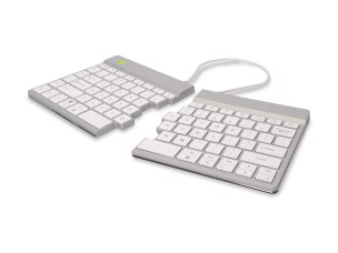 R-Go Ergonomic Keyboard Split break - keyboard - with integrated break indicator - QWERTY - US - white Input Device