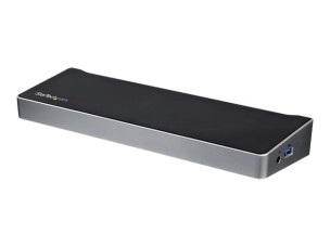 Startech Triple Monitor USB 3.0 Laptop Docking Station - 4K HDMI, 2x DisplayPort - Universal USB Dock for Windows & Mac OS (10.14 & Above) (USB3DOCKH2DP) - docking station - USB - 1GbE
