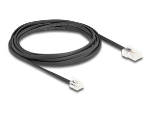 Delock phone cable - 3 m - black