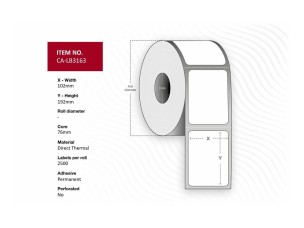 Capture - labels - 5000 label(s) - 102 x 192 mm