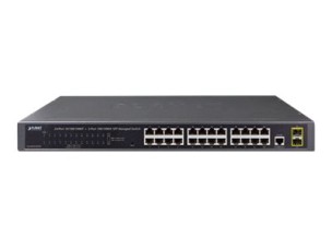 PLANET GS-4210-24T2S - switch - 24 ports - Managed - rack-mountable