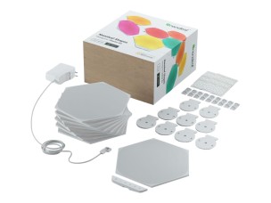 Nanoleaf Shapes Smarter Kit - wireless lighting set - LED x 9 - 2 W - 16 million colours - 1200-6500 K - hexagon