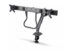 Startech Desk Mount Dual Monitor Arm w/ Crossbar, Up To 27" Displays mounting kit - articulating, mechanical spring - for 2 LCD displays - black - TAA Compliant