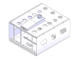 Unicol GUARDBOX Anti-theft Enclosures pgg enclosure - Anti-Theft - for projector - diamond silver