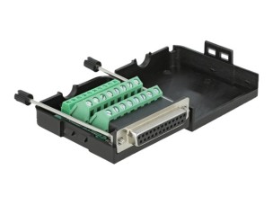 Delock - parallel adapter - DB-25 to 26 pin terminal block