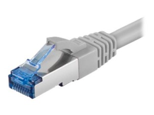 goobay network cable - 1 m - grey