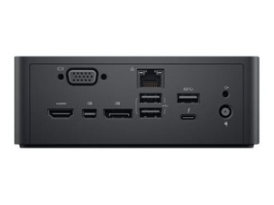 Dell Dual USB-C Thunderbolt Dock TB18DC - docking station - USB-C / Thunderbolt 3 - VGA, HDMI, DP, Mini DP, Thunderbolt - 1GbE