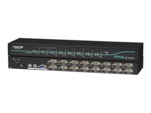 Black Box ServSwitch EC for PS/2 and USB Servers and PS/2 Consoles - KVM switch - 16 ports