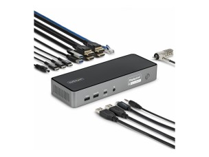 Startech - docking station - USB-C - 2 x HDMI, 2 x DP, USB-C - 2.5GbE - TAA Compliant