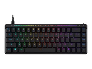 ASUS ROG Falchion Ace HFX - keyboard - 65% compact - with touch panel - black Input Device