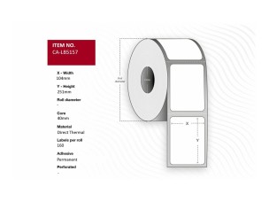 Capture - labels - 1600 label(s) - 104 x 251 mm