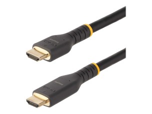 Startech 30ft (10m) Active HDMI Cable w/ Ethernet - HDMI 2.0 4K 60Hz UHD - Rugged HDMI Cord w/ Aramid Fiber - Durable High Speed HDMI Cable - Heavy-Duty HDMI 2.0 Cable - HDMI cable with Ethernet - 10 m