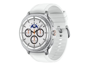 Samsung Galaxy Watch8 Classic smart watch with hybrid band - 64 GB - white