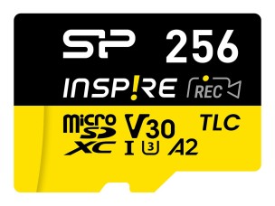 SILICON POWER Inspire - flash memory card - 256 GB - microSDXC UHS-I U3