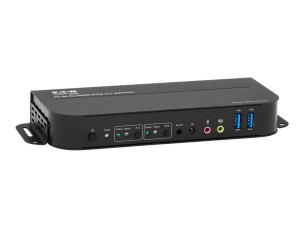 Eaton Tripp Lite series HDMI KVM, 2-Port 4K 60Hz 4:4:4, HDR, HDCP 2.2 Support, IR Remote and USB Cables - KVM / audio / USB switch - 2 ports