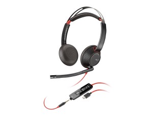 HP Poly Blackwire C5220 - headset - USB-C, 3.5 mm jack