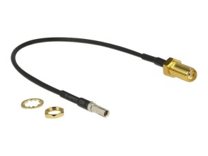 Delock antenna cable - 20 cm - black