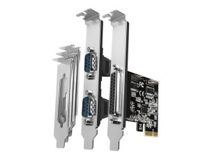 AXAGON PCEA-PSN - serial adapter - PCIe 2.0 x16 - RS-232 x 2 + parallel x 1