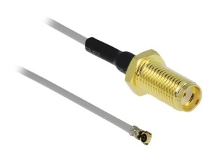 Delock antenna cable - 35 cm - grey