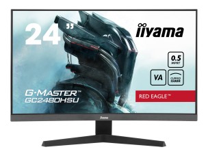 iiyama G-MASTER Red Eagle GC2480HSU-B1 - LED monitor - curved - Full HD (1080p) - 24" - HDR