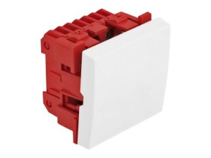 Delock Easy 45 - push-button switch - white, RAL 9003