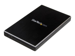 Startech USB 3.1 (10 Gbps) Gen 2 External Hard Drive Enclosure for 2.5" SATA Drives - Portable Hard Drive Enclosure (S251BMU313) - storage enclosure - SATA 6Gb/s - USB 3.1 (Gen 2)