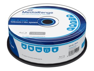 MediaRange - BD-R x 25 - 25 GB - storage media
