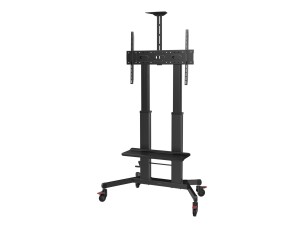 Vision X-Series VFM-F27 cart - height adjustable - for LCD display - matte black