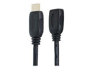 Startech 2m (6ft) HDMI Extension Cable, Ultra HD HDMI Male to Female Cable, 4K HDMI Cable Extender, 4K 30Hz UHD HDMI Cable with Ethernet M/F, High Speed HDMI 1.4 Cable, 10.2Gbps - HDMI Cord Extender - HDMI extension cable - 2 m