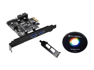 SilverStone EC04-E - USB adapter - PCIe 2.0