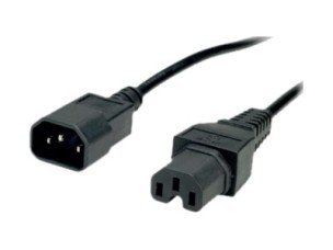 VALUE - power extension cable - IEC 60320 C14 to IEC 60320 C15 - 1.8 m
