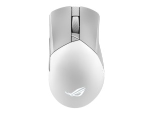 ASUS ROG Gladius III Wireless AimPoint - mouse - 2.4 GHz, USB, Bluetooth 5.1 LE - moonlight white