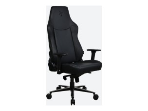 Arozzi Vernazza Extra Large - chair - polyurethane leather, metal, aluminium - pure black