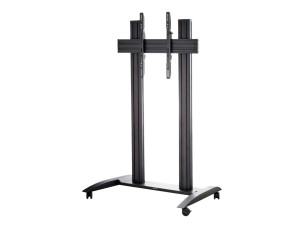 EDBAK Premium Series cart - modern - for flat panel - videoconferencing trolley - black