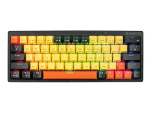 Tracer GAMEZONE EVO2 - keyboard - hot swappable switches mini - yellow Input Device