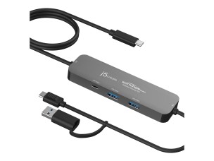 j5create Wormhole Switch JCH462 - KVM / USB switch - display sharing - 2 ports - TAA Compliant