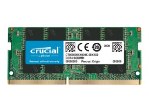 Crucial - DDR4 - module - 16 GB - SO-DIMM 260-pin - 3200 MHz / PC4-25600 - unbuffered - TAA Compliant