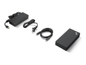 Lenovo - docking station - USB-C - HDMI, 2 x DP - 1GbE