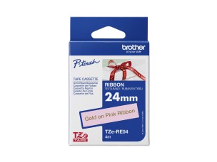 Brother TZe-RE54 - ribbon tape - satin - 1 cassette(s) - Roll (2.4 cm x 4 m)