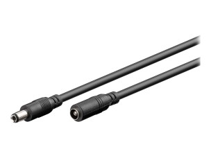 goobay - power extension cable - DC jack 5.5 x 2.5 mm to DC jack 5.5 x 2.5 mm - 10 m