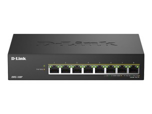 D-Link DMS-108P - switch - 8 ports - unmanaged