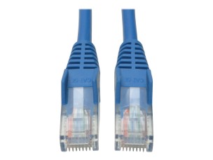 Eaton Tripp Lite Series Cat5e 350 MHz Snagless Molded (UTP) Ethernet Cable (RJ45 M/M), PoE - Blue, 7 ft. (2.13 m) - patch cable - 2.1 m - blue