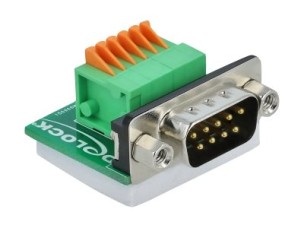 Delock - serial adapter - DB-9 to 6 pin terminal block