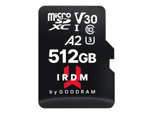 GOODRAM IRDM M2AA - flash memory card - 512 GB - microSDXC UHS-I